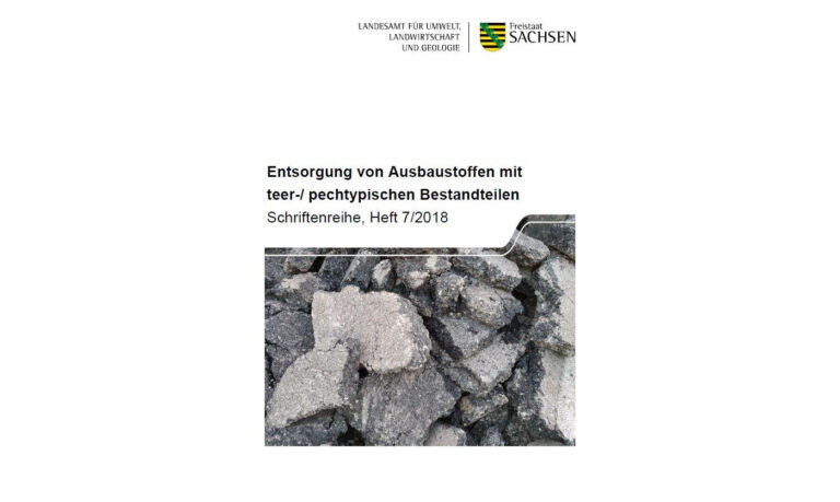 Studie zur Entsorgung von Ausbaustoffen mit teer-/pechtypischen ...